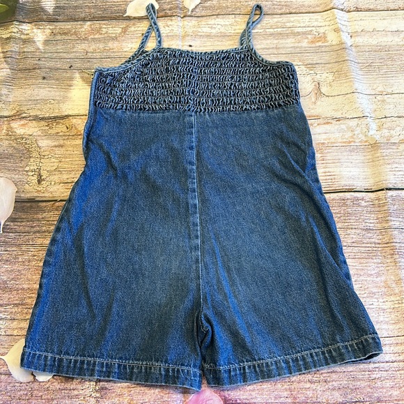 Faded Glory • Glory Girls • Denim Embroidered Romper • Sz 6X - Picture 6 of 8